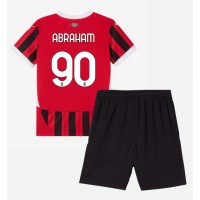 Maglie da calcio AC Milan Tammy Abraham #90 Prima Maglia Bambino 2024-25 Manica Corta (+ Pantaloni corti)